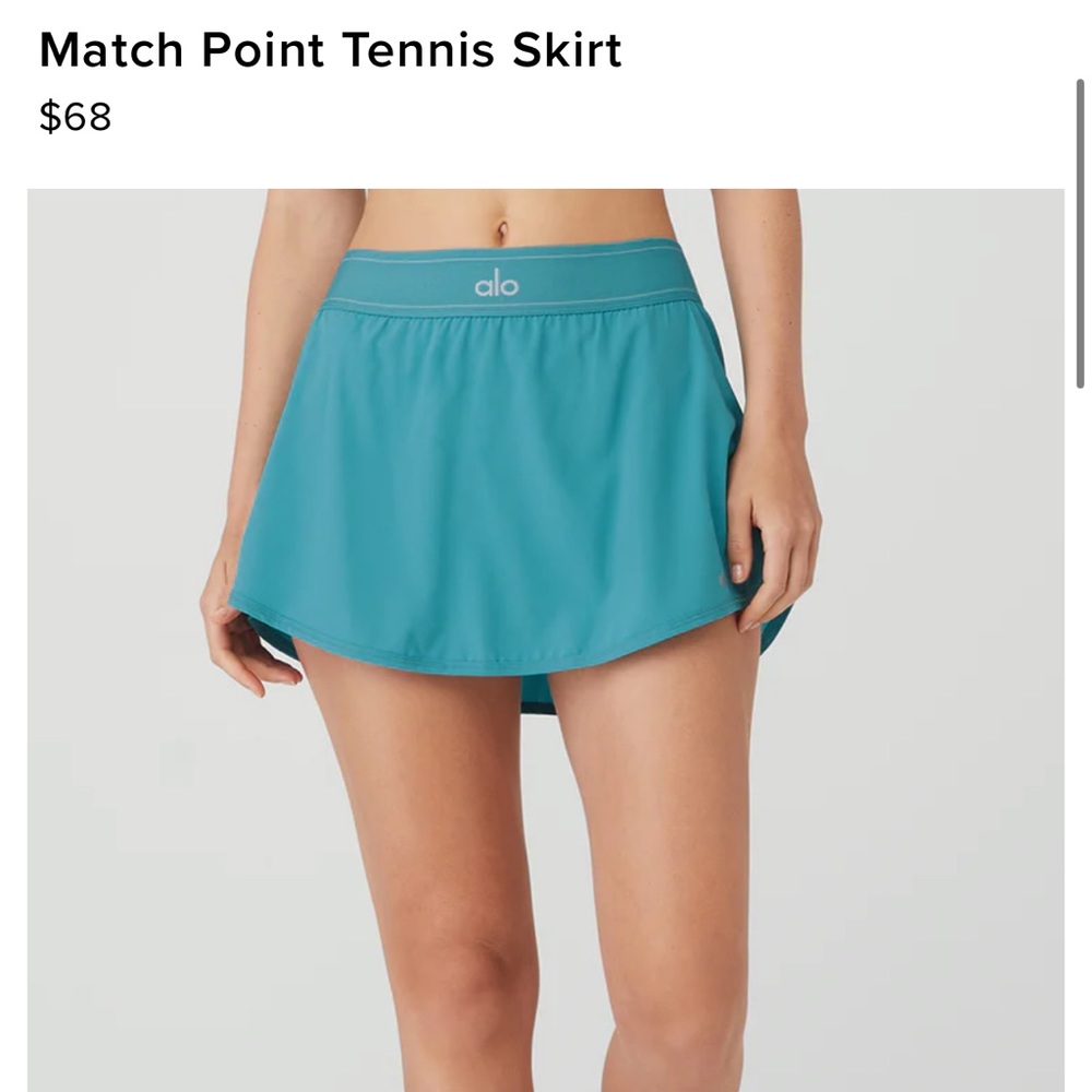 Alo march point tennis skirt